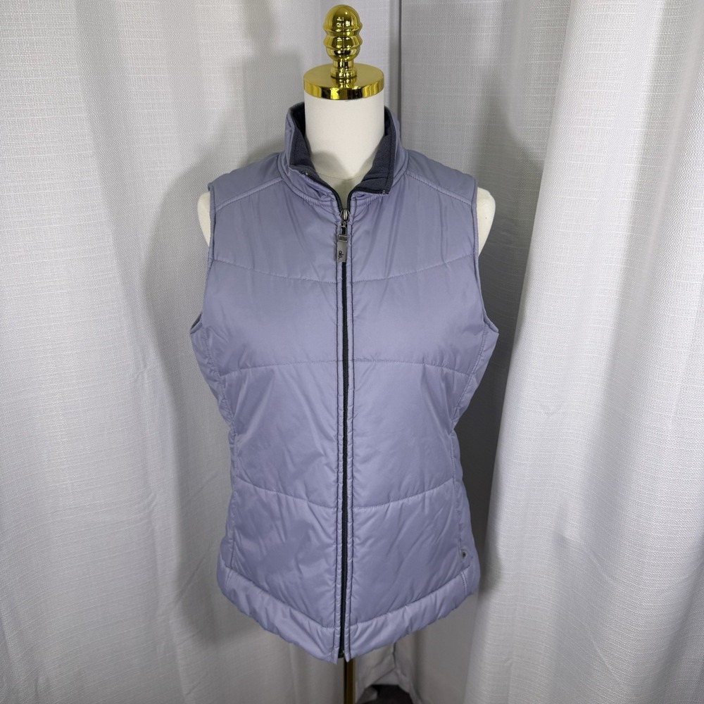 Alo Puffer‎ Vest Womens Large Lilac Activewear Athleisure Outdoor Granola Girl